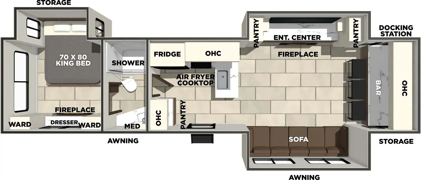 3450FB Floorplan Image